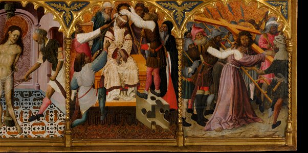 Bernat Martorell - Altarpiece of Saint Vincent - Google Art Project-x1-y2. Free illustration for personal and commercial use.