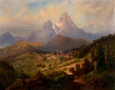 Bernhard H Fiedler (1816-1904) - A Tyrolese Landscape - RCIN 403654 - Royal Collection