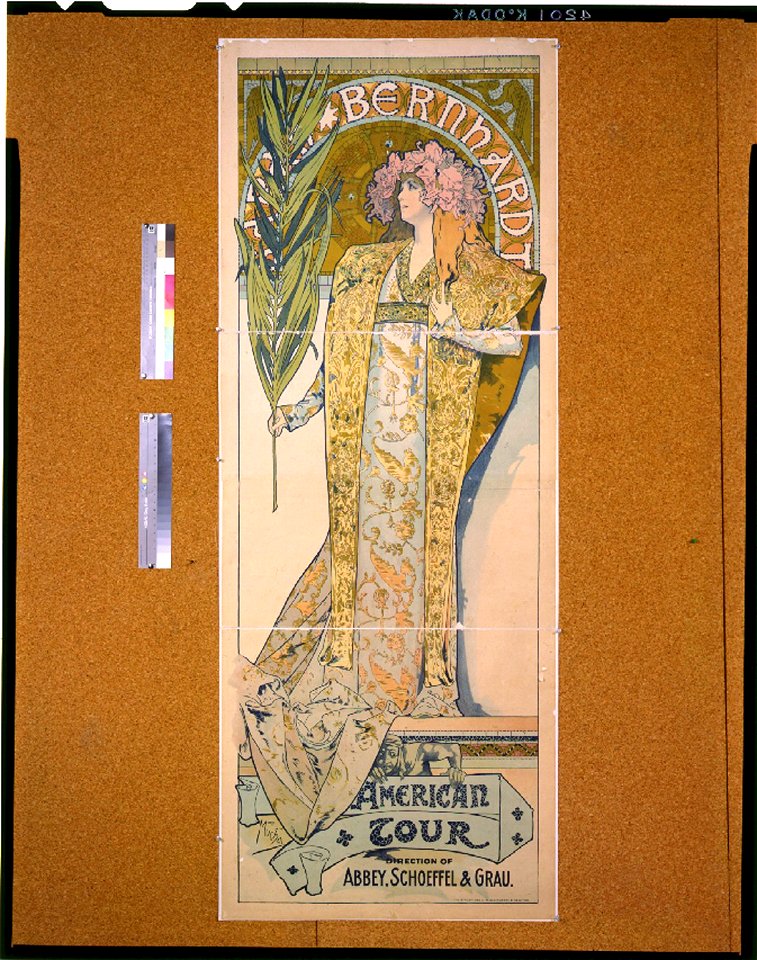 Bernhardt-American tour-Direction of Abbey, Schoeffel & Grau - Mucha. LCCN95504810