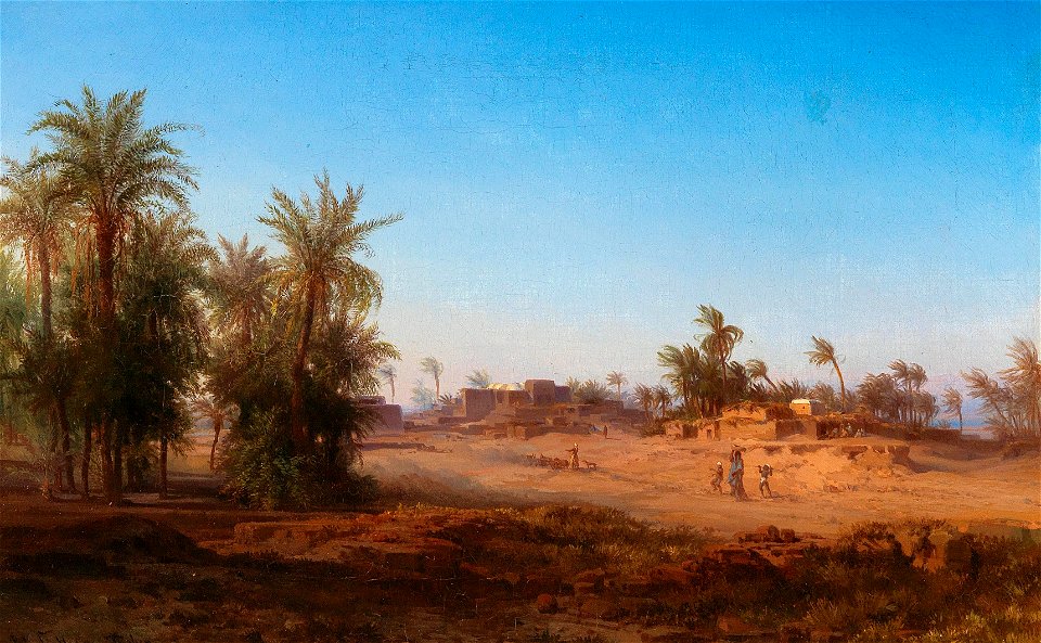 Bernhard Fiedler - A scene from Egypt