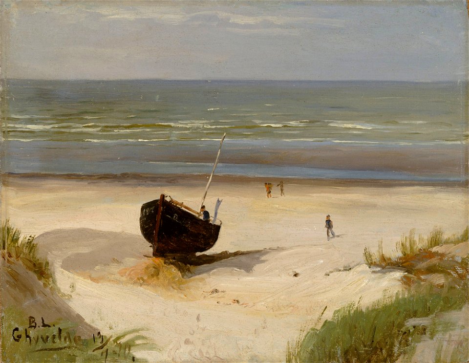 Berndt Lindholm - Boat on the Shore - A IV 4223 - Finnish National Gallery