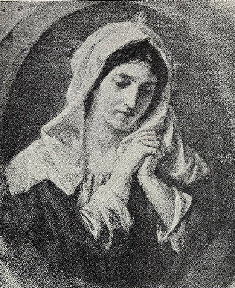 Bernhard Plockhorst - Maria im Gebet