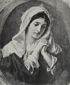 Bernhard Plockhorst - Maria im Gebet