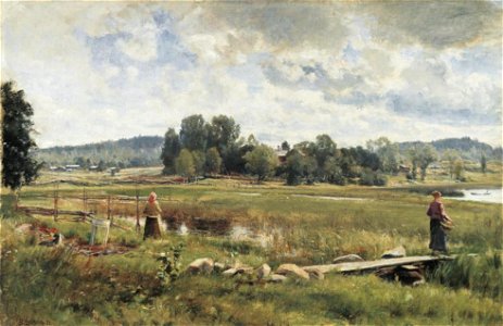 Berndt Lindholm - Landscape in Häme