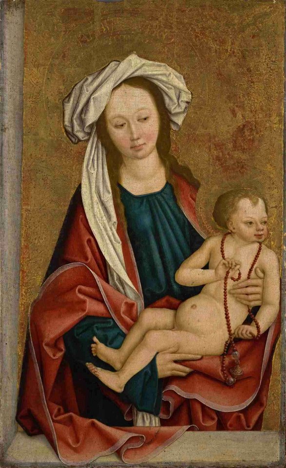 Bernhard Strigel - Funk-Diptychon, Maria mit dem Kind - WAF 1067 - Bavarian State Painting Collections