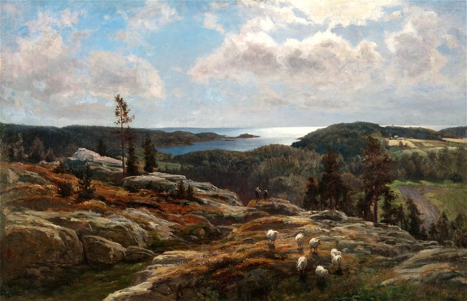 Berndt Lindholm - View of Ladoga