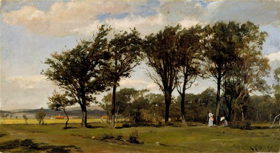 Berndt Lindholmi - Landscape (1869)