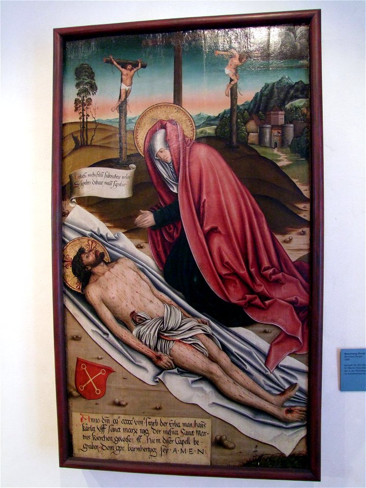Bernhard Strigel, Beweinung Christi (1509, Museum Memmingen) - original (view 3)