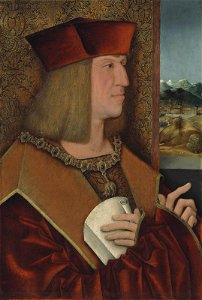 Bernhard Strigel - Portrait of Maximilian I Holy Roman Emperor