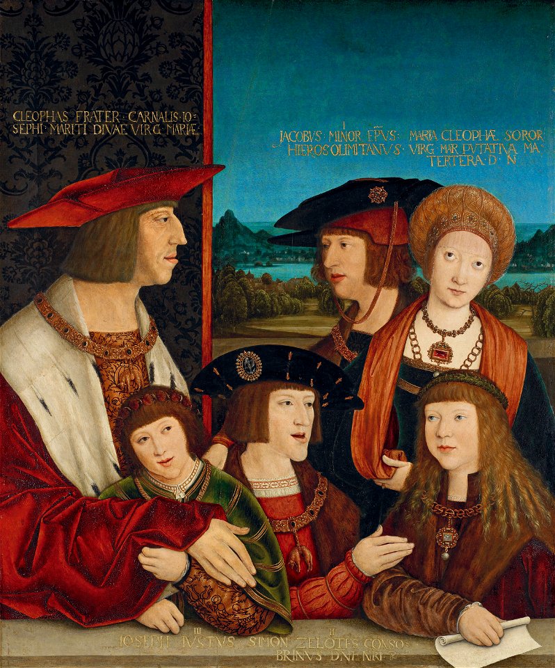 Bernhard Strigel, , Kunsthistorisches Museum Wien, Gemäldegalerie - Familie des Kaisers Maximilian I. (1459-1519) - GG 832 - Kunsthistorisches Museum