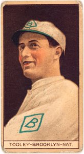 Bert Tooley, Brooklyn Dodgers, baseball card portrait LCCN2008677920