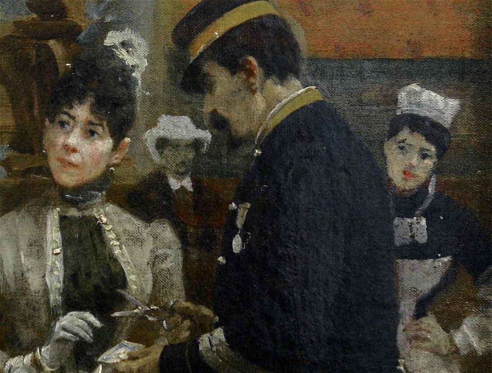 BEROUD Louis,1889 - Le Dôme Central de la Galerie des Machines lors de l'Exposition de 1889 - Detail 03