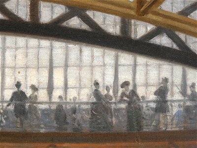 BEROUD Louis,1889 - Le Dôme Central de la Galerie des Machines lors de l'Exposition de 1889 - Detail 06