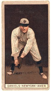 Bert Daniels, New York Highlanders, baseball card portrait LCCN2008678371