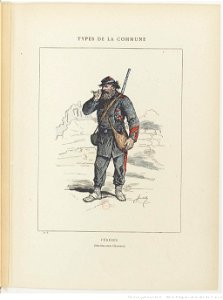 Bertall, Les Communeux, 1871. Types, caractères, costumes - 15. Fédérés