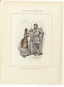 Bertall, Les Communeux, 1871. Types, caractères, costumes - 41. Garde particulière de Raoul Rigault