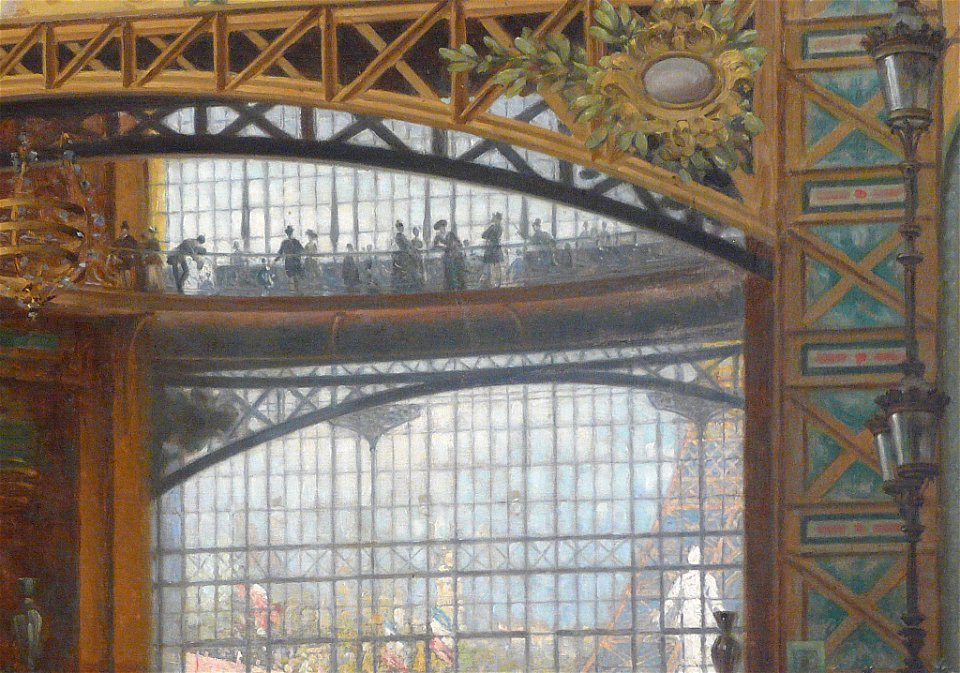 BEROUD Louis,1889 - Le Dôme Central de la Galerie des Machines lors de l'Exposition de 1889 - Detail 08