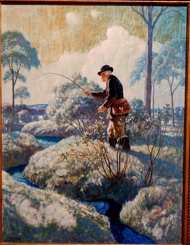Bert McCorrison by N. C. Wyeth, c. 1931, oil on canvas - Portland Art Museum - Portland, Oregon - DSC08682