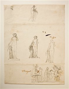 Bertel Thorvaldsen - Paris and the three Godesses. Venus and Cupid - Google Art Project