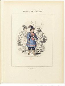 Bertall, Les Communeux, 1871. Types, caractères, costumes - 34. Cantinières