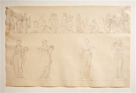 Bertel Thorvaldsen - Apollo, the Graces and the Muses - Google Art Project