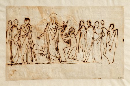 Bertel Thorvaldsen - Christ Giving the Keys to St. Peter - Google Art Project