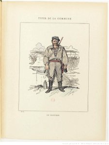Bertall, Les Communeux, 1871. Types, caractères, costumes - 46. Un pointeur
