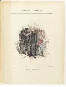 Bertall, Les Communeux, 1871. Types, caractères, costumes - 52. Peloton d'arrestation