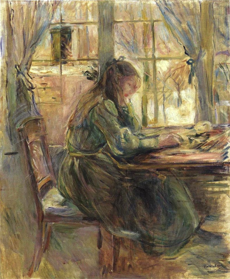 Berthe Morisot - Julie at the Table