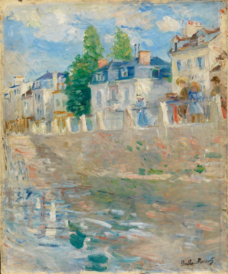 Berthe Morisot - On the Banks of the Seine at Bougival - NG.M.01544 - National Museum of Art, Architecture and Design