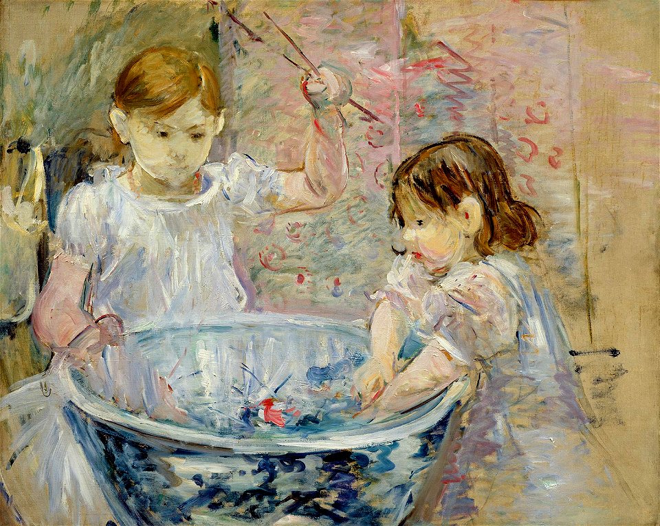 Berthe Morisot - Enfants à la vasque - Musée Marmottan-Monet