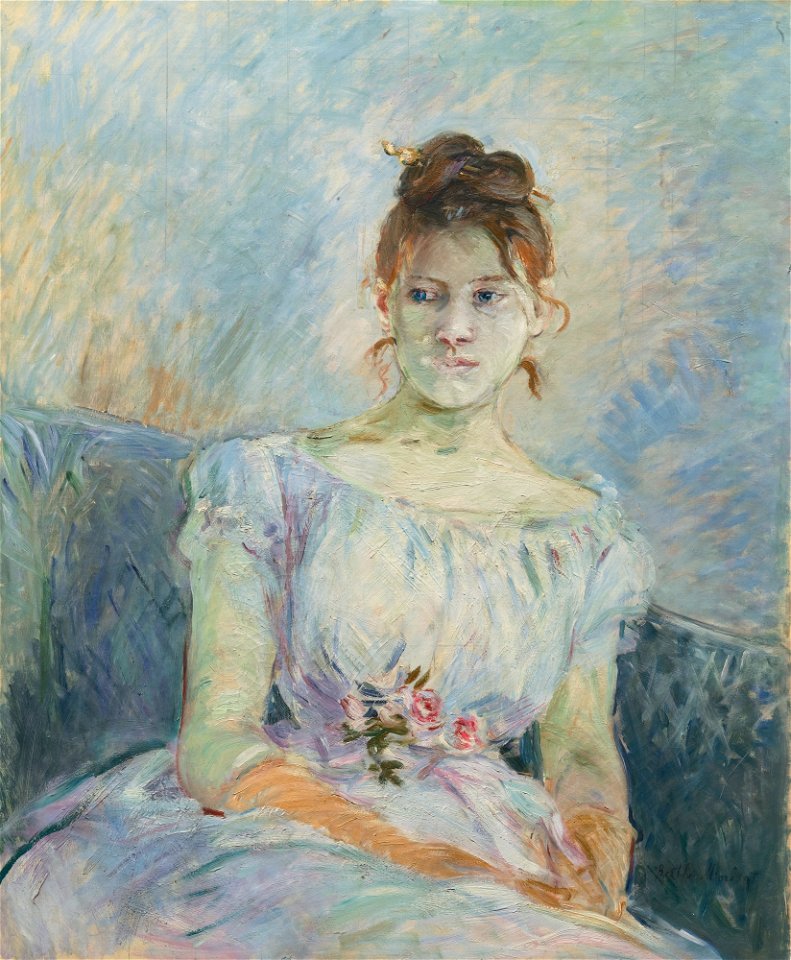 Berthe Morisot - Paule Gobillard en robe de bal