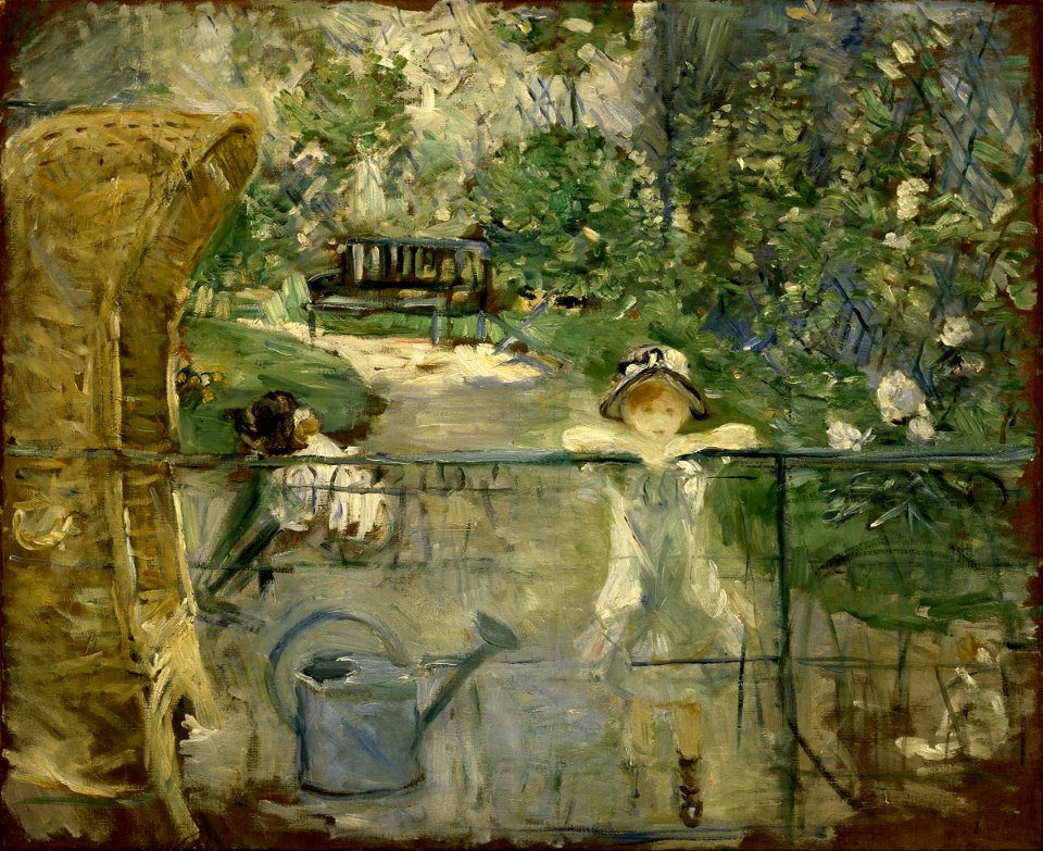 Berthe Morisot - The Basket Chair - Google Art Project