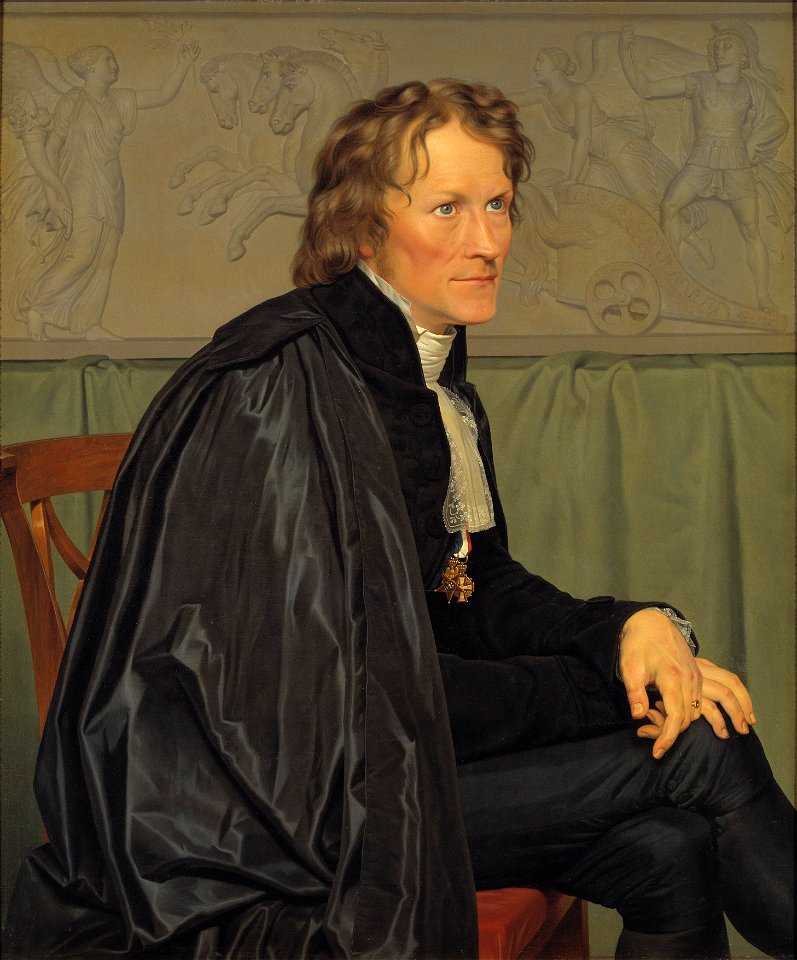 Bertel Thorvaldsen, the Danish Sculptor (Christoffer Wilhelm Eckersberg) - Nationalmuseum - 19552