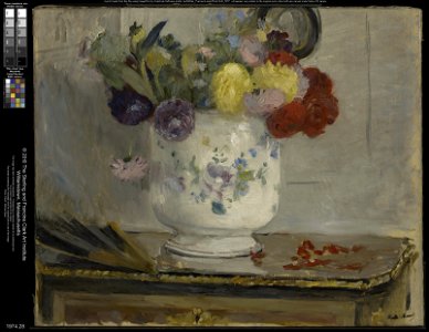 Berthe Morisot - Dahlias - 1974.28 - Clark Art Institute
