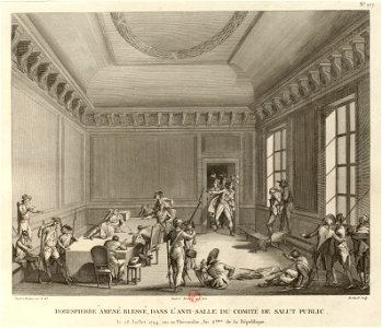 Berthault - Verhaftung des Robespierre