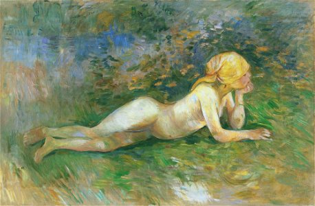 Berthe Morisot - Bergère nue couchée