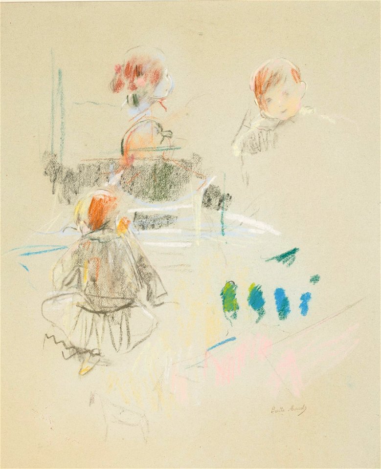 Berthe morisot etude denfant 033807)