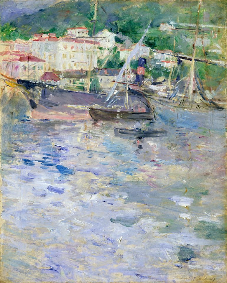 Berthe Morisot - Le Port de Nice