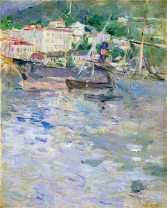 Berthe Morisot - Le Port de Nice