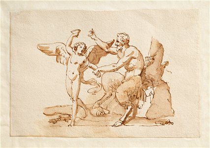 Bertel Thorvaldsen - Pan and Cupid - Google Art Project
