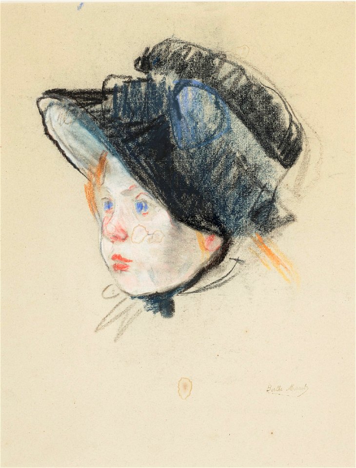 Berthe morisot jeannie en chapeau de velours033819)