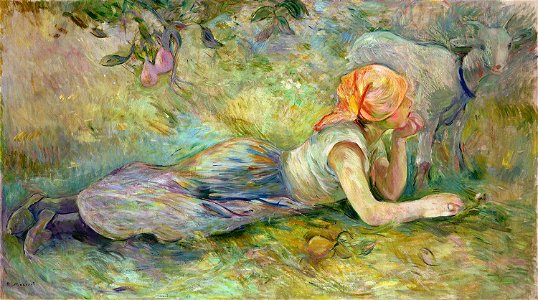 Berthe Morisot - Bergère couchée - Musée Marmottan-Monet