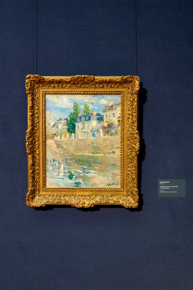 Berthe Morisot - Le quai de Bougival - Ved bredden av Seinen, Bougival - Nasjonalmuseet - IMG 9672ngo