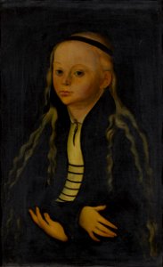 Bertil Damm After Lucas Cranach the Elder Portrait of Woman Thielska 79a