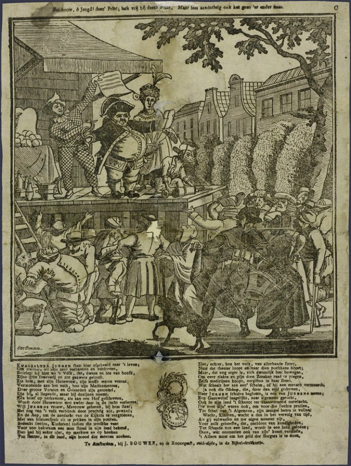 Beschouw ô jeugd! deez' print, lach vrij bij deez' plaat, maar lees aandachtig ook het geen 'er onder staet-Catchpenny print-SMC K 0152