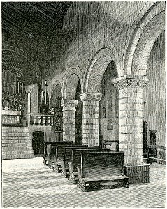 Bertinoro interno della chiesa di Polenta