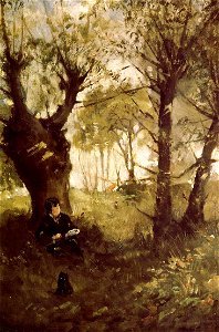 Berthe Morisot, 1863 - The Old Track to Auvers