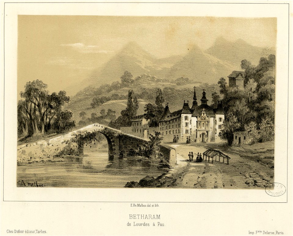 Betharam de Lourdes à Pau - Fonds Ancely - B315556101 A ABADIE 2 008