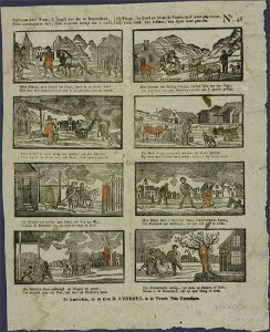 Beschouw deez' prent, ô jeugd! hoe dat de boerenstand, door onvermoeide vlyt, veel voordeel brengt aan 't land-Catchpenny print-SMC K 0125